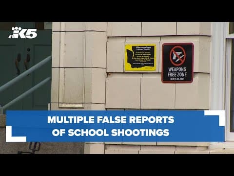 Multiple false reports of school shootings