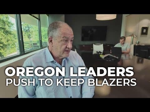 Oregon governor, Portland mayor plead for NBA not to take Trail Blazers away from the city