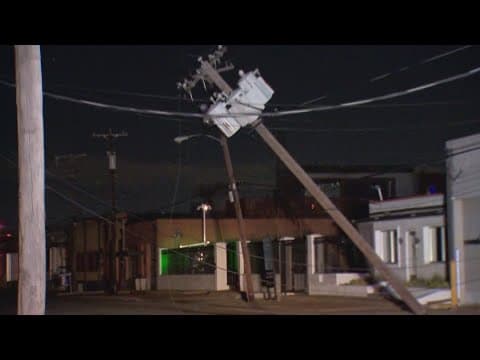 Downed power lines and transformers keep people without power Wednesday morning