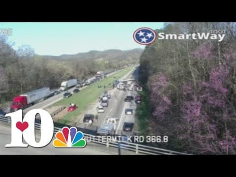 TDOT: Tractor-trailer overturns on I-40 East