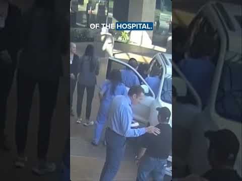 Dallas Dad Delivers Baby in Hospital Parking Lot (Caught on Camera) #shorts