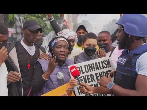 Former President Barack Obama's half-sister tear-gassed during protest in Kenya