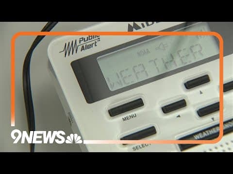 Meteorologists recommend NOAA weather radios