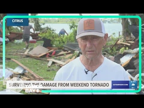 Waterspout turned tornado damages buildings in Citrus County