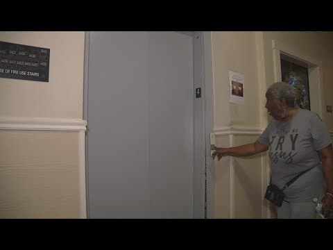 Residents stranded on upper floors because of broken elevators