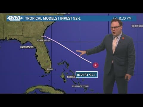 New Orleans Weather: Few chances for rain Thursday and Friday, 90s temps back next week