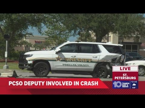 Pinellas County deputy involved in St. Pete crash