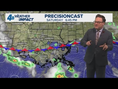 New Orleans Weather: Few showers Saturday, less humid Sunday