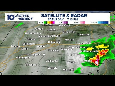 LIVE RADAR: Storms moving through parts of central Ohio