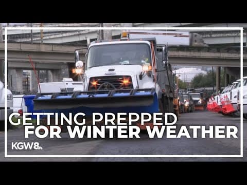 Portland snowplow crews get ready for winter