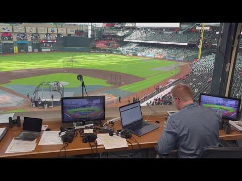 Minor league broadcaster called up from Sugar Land to Astros booth