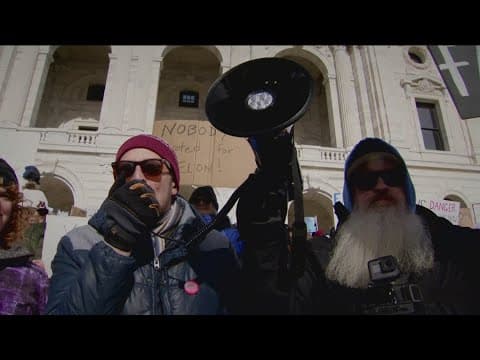 Thousands protest Trump administration policies in cities across the US