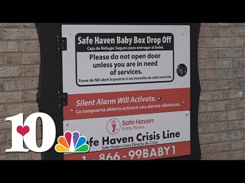 Rocky Top opens new Safe Haven Baby Box at Lawson Street fire department