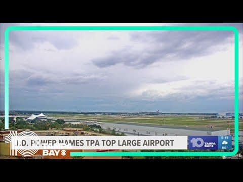 Tampa Airport ranked No. 1 large airport according to J.D. Power