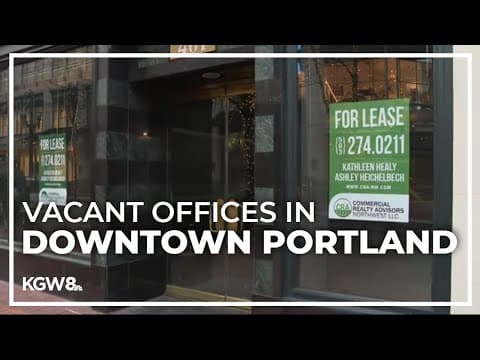 Office space vacancy in downtown Portland continues to rise