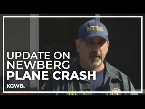 Officials give update on Newberg plane crash into house | Watch Live