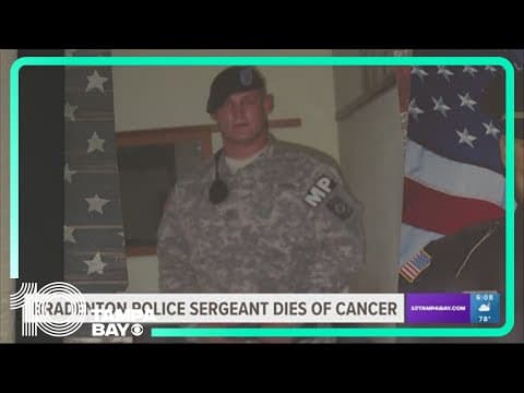 Bradenton police sergeant dies following 'hard-fought battle' against cancer