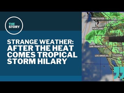 Portland's record heat could soon be replaced by rain from Tropical Storm Hilary