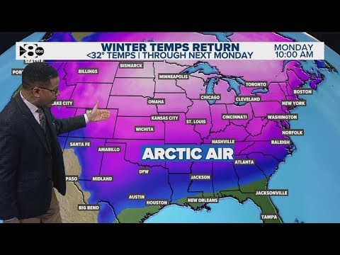 DFW Weather: Arctic air returning to North Texas, latest forecast and timeline