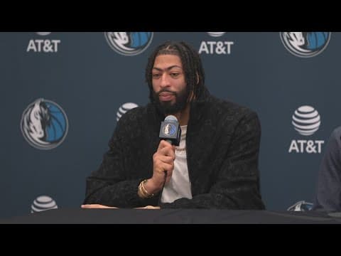 Anthony Davis delivers message to fans ahead of Mavs debut Saturday