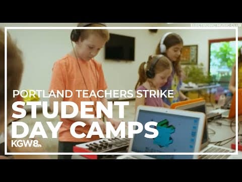Day camps welcome students as Portland teacher strike presses into a second week
