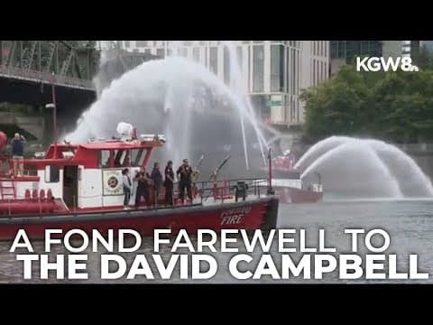 Historic fireboat named after fallen Portland fire chief makes final voyage