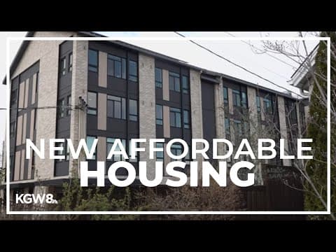 New affordable housing building in North Portland geared towards helping Black community