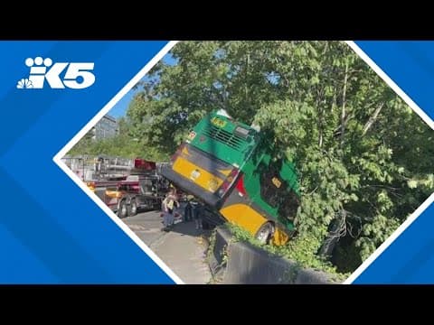 King County Metro bus drives down embankment in Renton, injuring 8