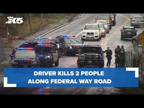 Driver kills 2 pedestrians on Military Road in Federal Way, police say