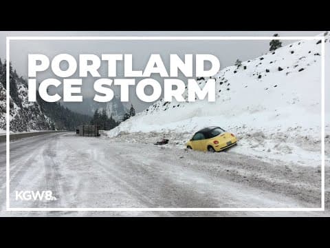 Portland ice storm: Live weather coverage