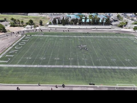 Why can't Lincoln High School football team play on their home field?