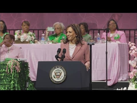 Vice President Kamala Harris speaks Wednesday in Dallas on a number of campaign issues