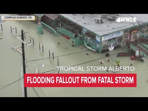 Latest on flooding, fallout from fatal Tropical Storm Alberto