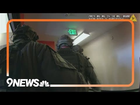 Body camera footage shows Denver SWAT officers going into the wrong apartment