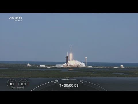 Axiom Space prepares for mission to ISS