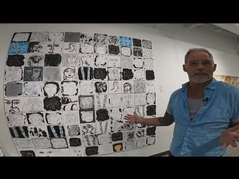 Local artist will set his work on fire if it doesn't sell for charity