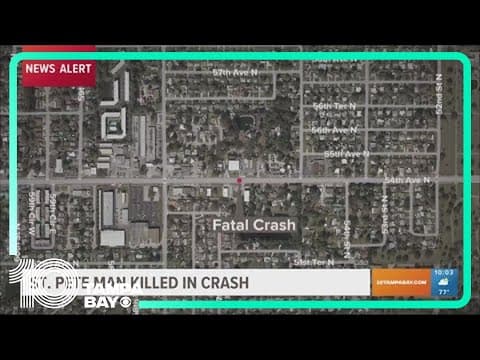 Man dies after being struck by 2 vehicles in St. Petersburg