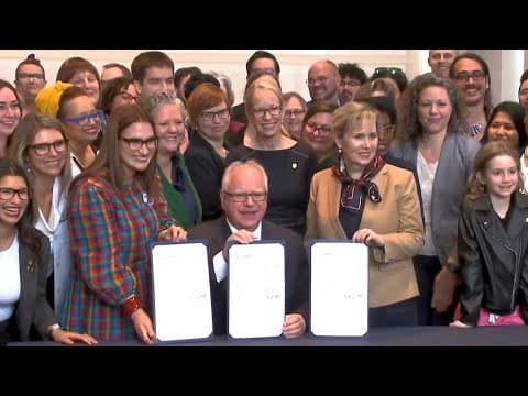 Tim Walz signs 3 bills related to LGBTQ+ youth, conversion therapy and abortions