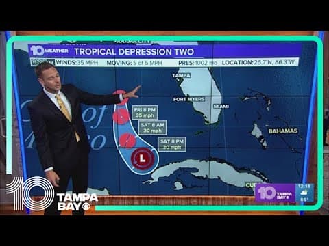 Tracking the Tropics: Gulf depression becomes Tropical Storm Arlene