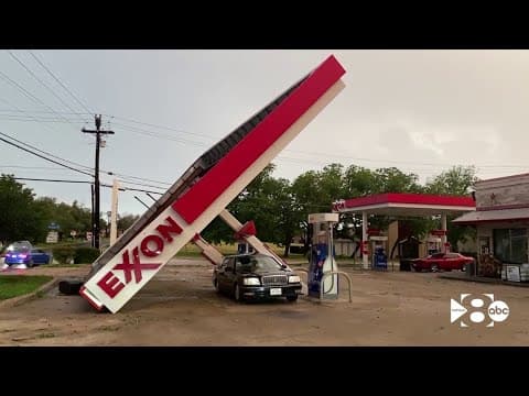 Damaging storms move through Central Texas