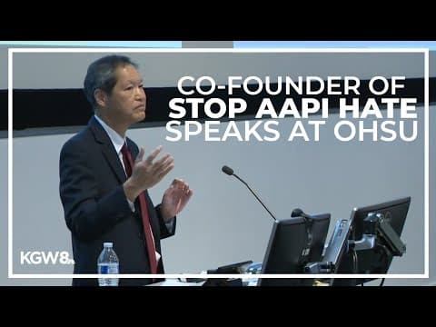 Stop AAPI Hate co-founder speaks to Asian American Medical Student Association at OHSU