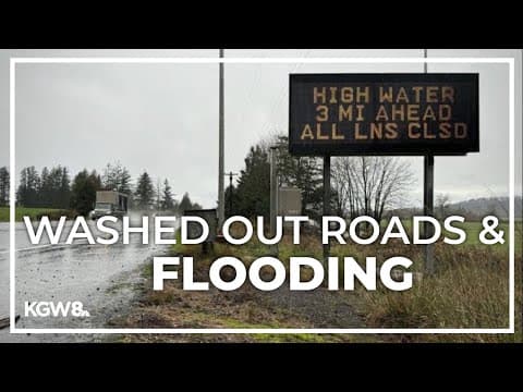 Highway 101 in Tillamook remains closed amid flooding