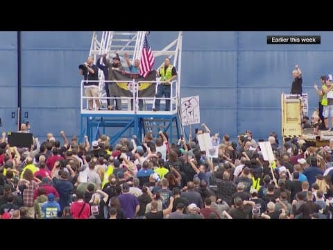 Boeing factory workers strike for first time since 2008