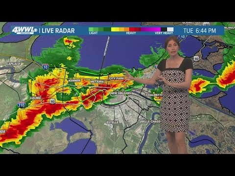 New Orleans Weather: Flash flood warning issued for metro area Tuesday evening