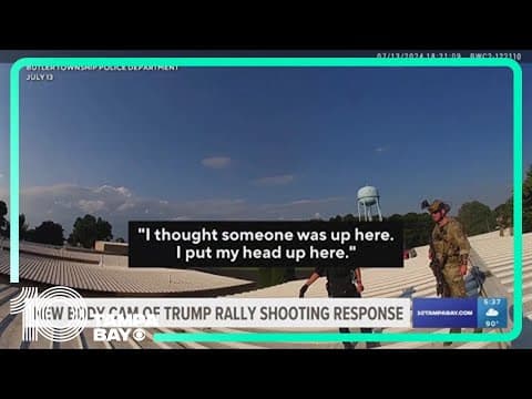 New bodycam footage releases from Trump assassination attempt