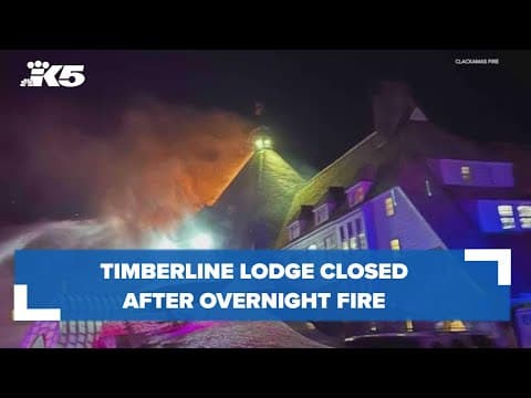 Timberline Lodge closed after attic fire