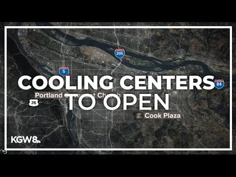Multnomah County announces cooling center plans for expected triple-digit Thursday temperatures