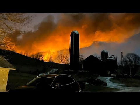 Sheriff: Toxic gas release likely from eastern Ohio derailment