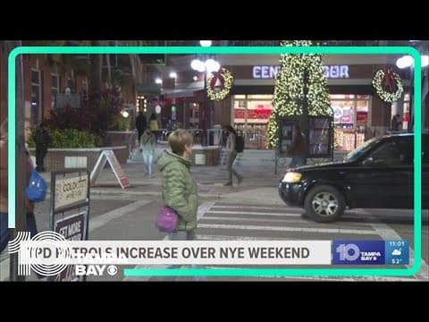 Tampa police ramp up patrols in Ybor City for New Year's Eve