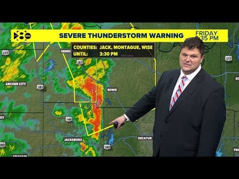 DFW weather: What to expect on Friday